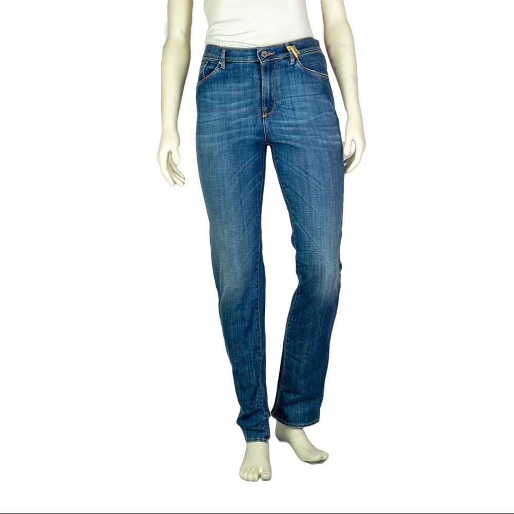 Incotex Mid-Rise Straight Leg Jeans w/ Tags, Blue, Size: M | US 27